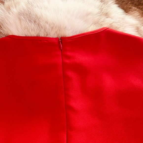 Stunning bright red occasion cocktail dress Size M Karta - Picture 6 of 6